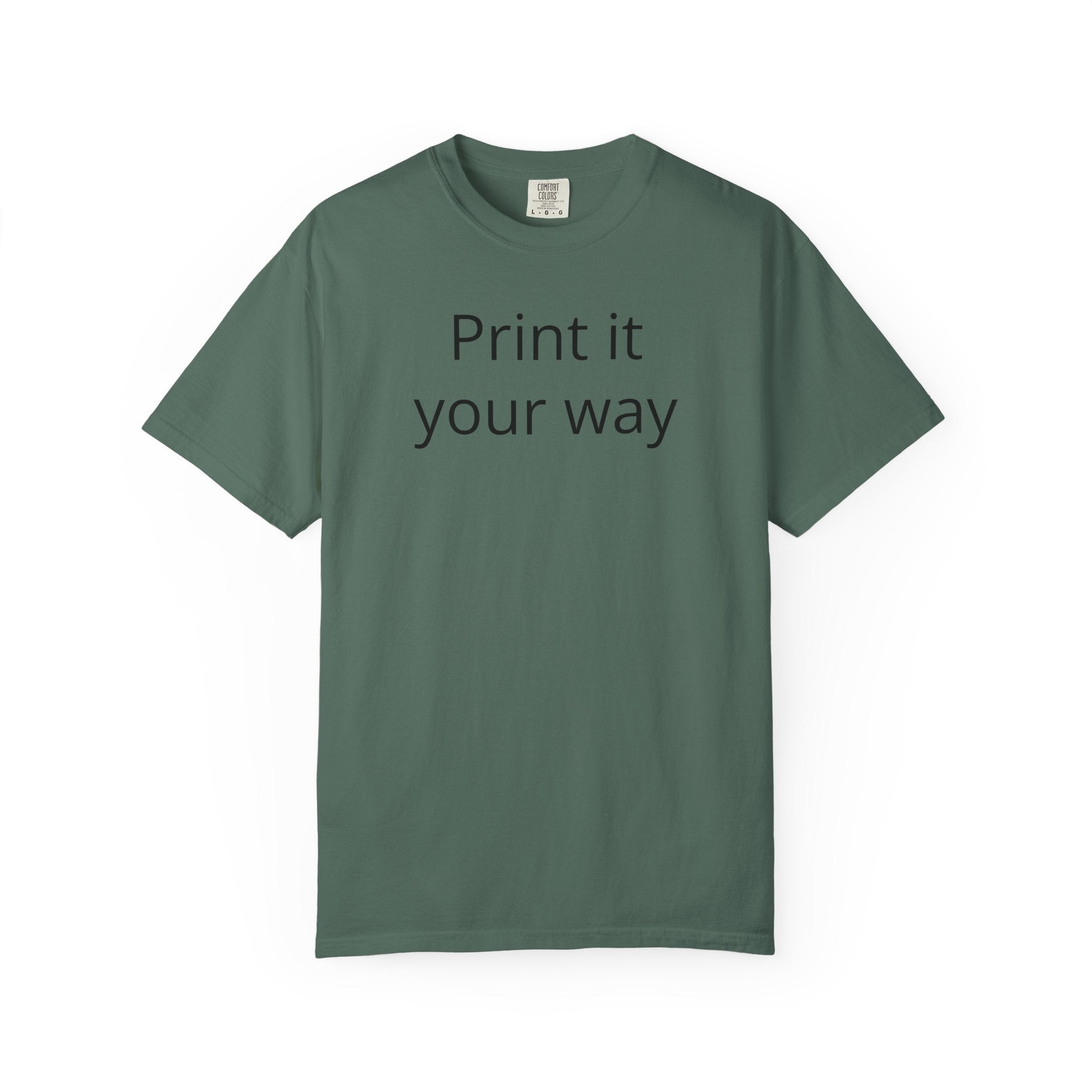 Forest Canopy Graphic T-Shirt — 'Print It Your Way' Back Art