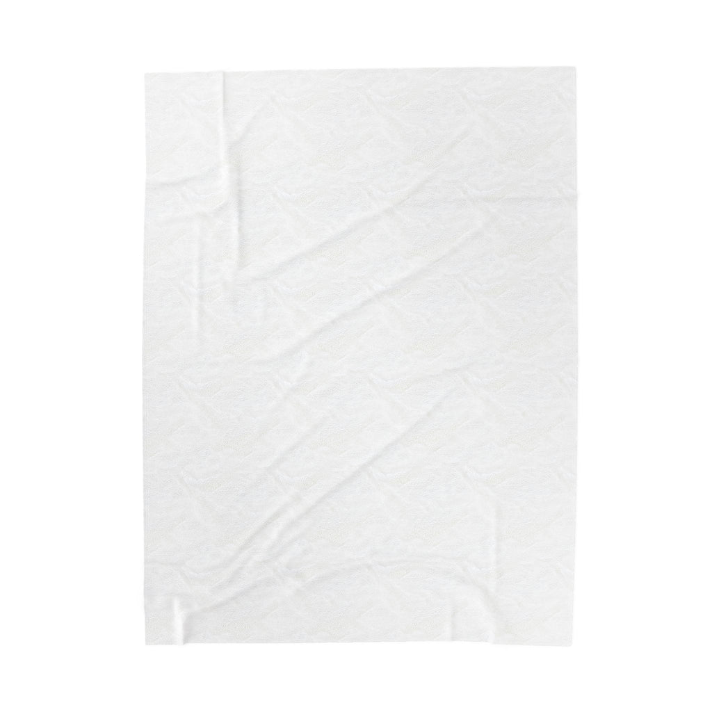 Forest Canopy Plush Blanket – Autumn Arbor Velveteen Throw with "Arbor" Script