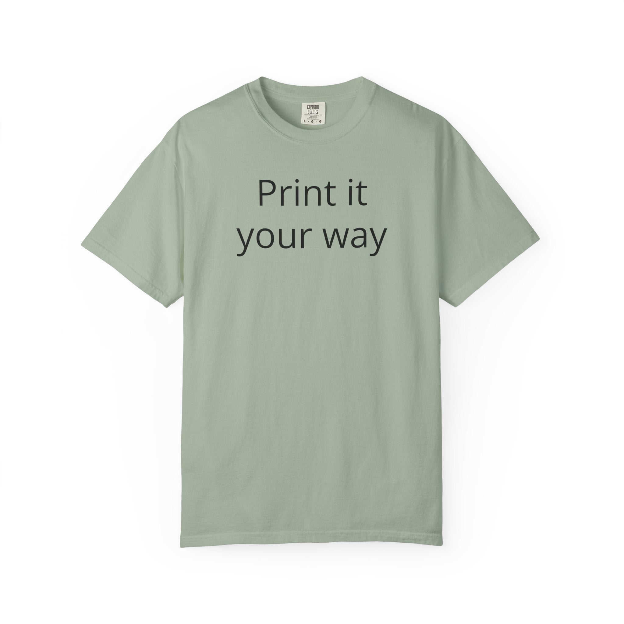 Forest Canopy Graphic T-Shirt — 'Print It Your Way' Back Art