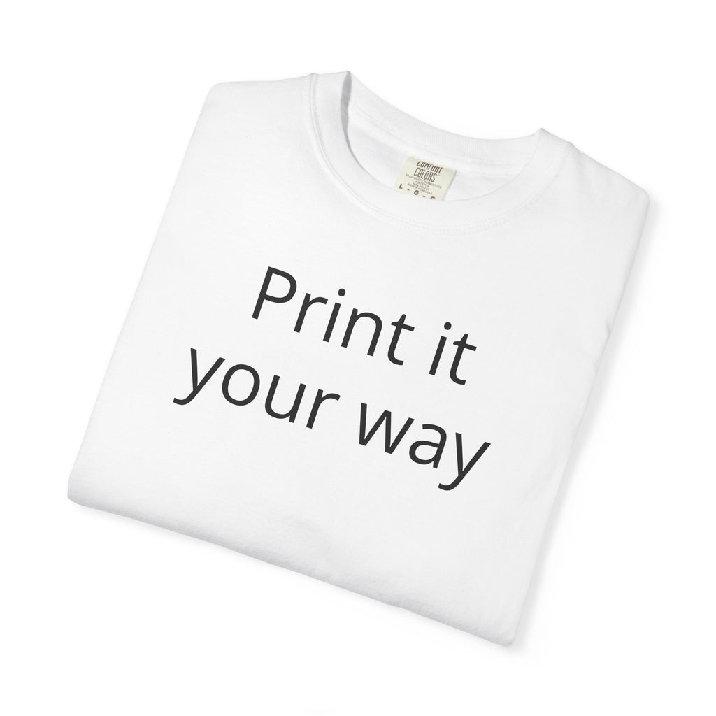 Forest Canopy Graphic T-Shirt — 'Print It Your Way' Back Art