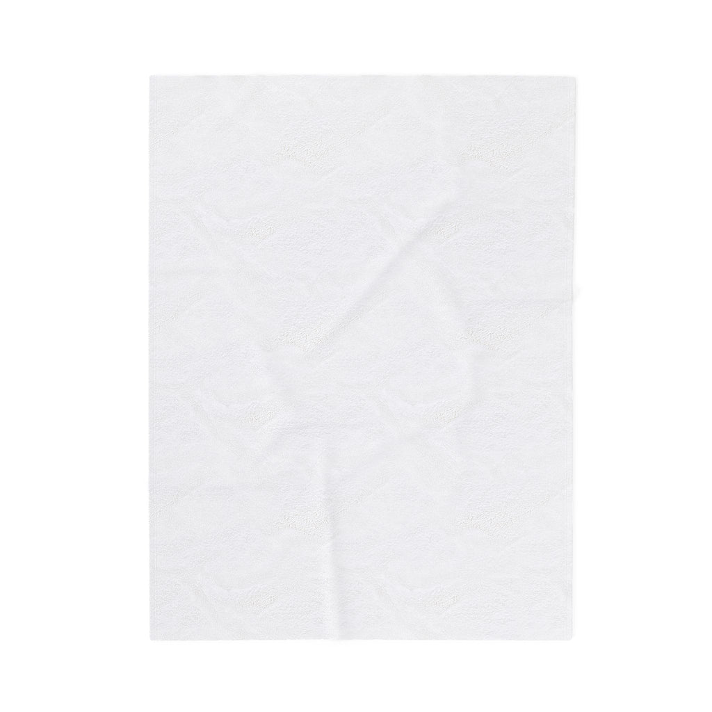 Forest Canopy Plush Blanket – Autumn Arbor Velveteen Throw with "Arbor" Script