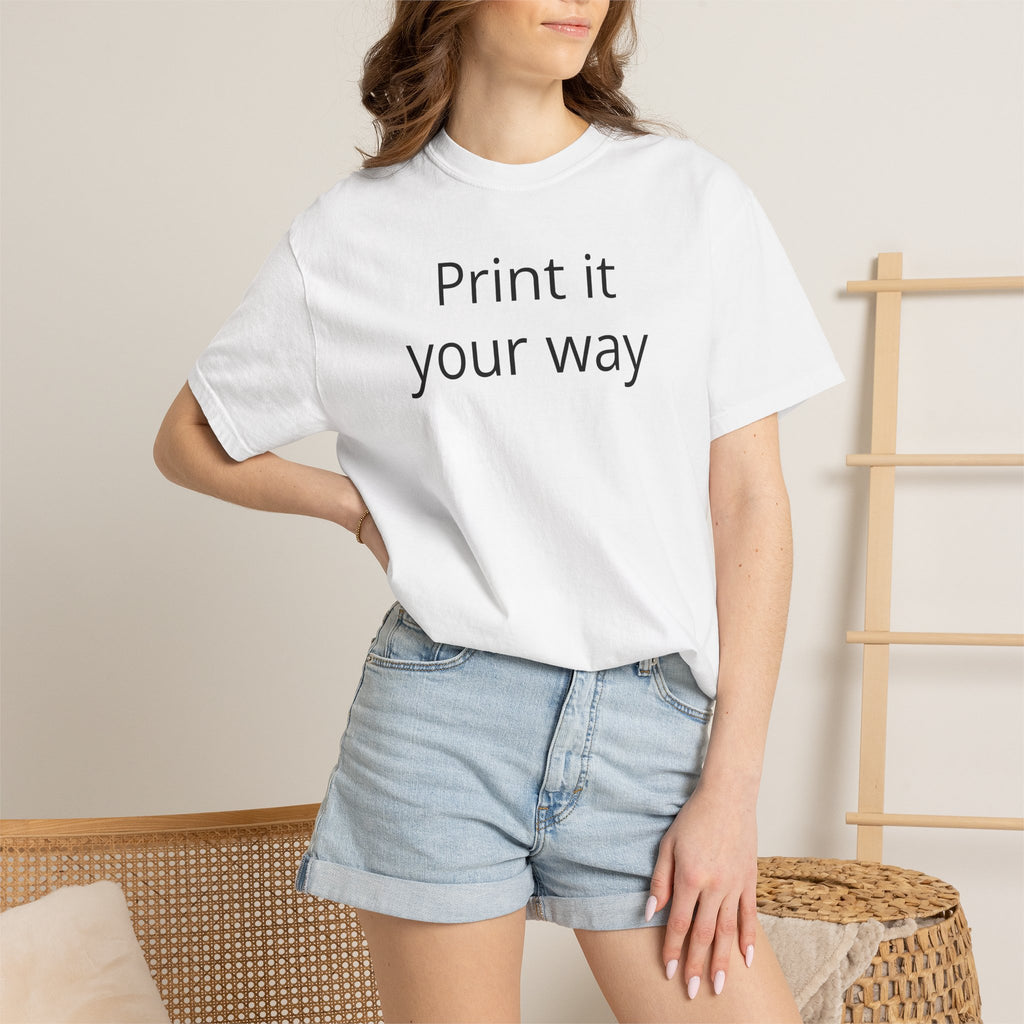 Forest Canopy Graphic T-Shirt — 'Print It Your Way' Back Art