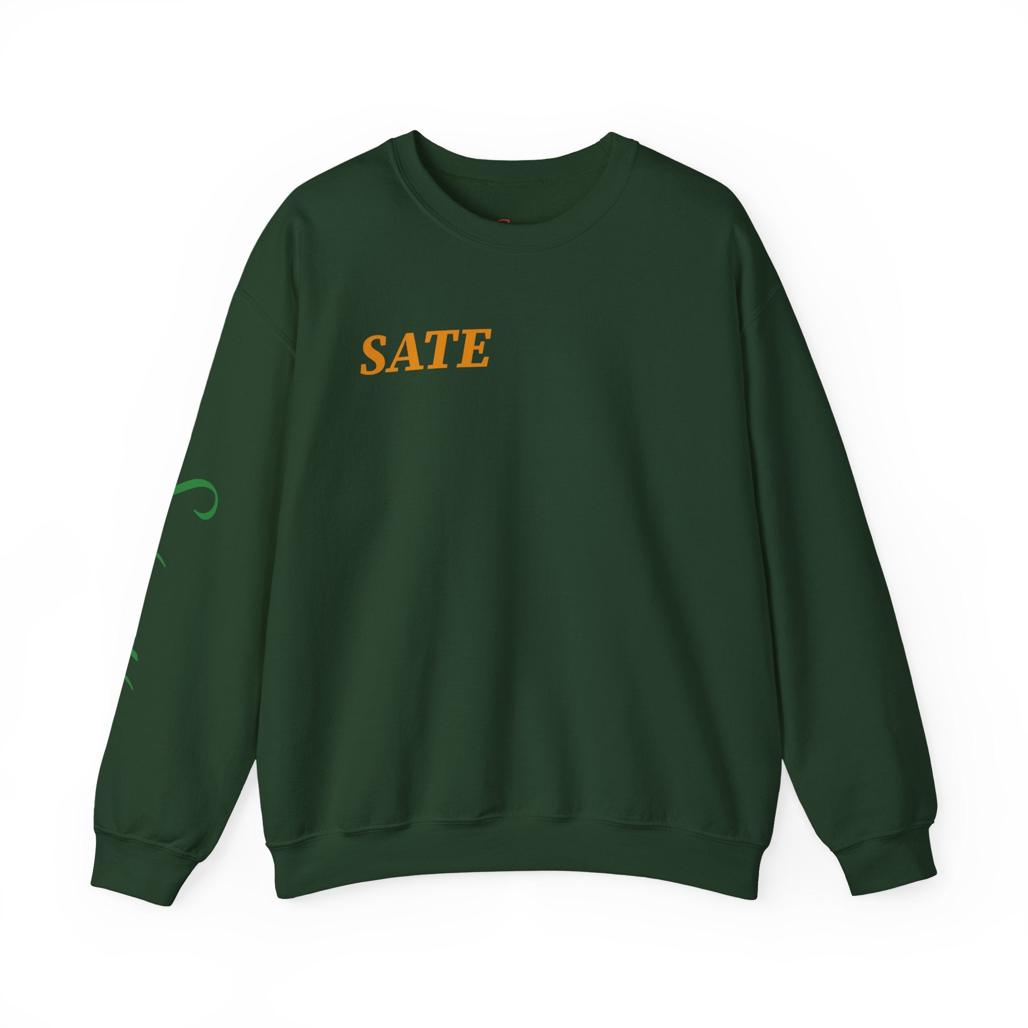 SATE Scientia Graphic, Latin 'Scientia' Sleeve Crewneck Sweatshirt