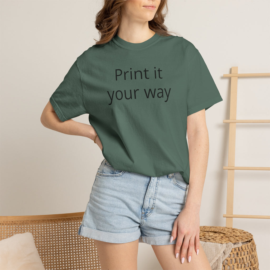 Forest Canopy Graphic T-Shirt — 'Print It Your Way' Back Art