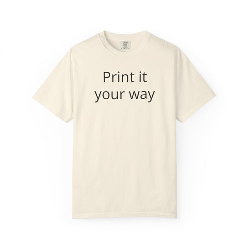 Forest Canopy Graphic T-Shirt — 'Print It Your Way' Back Art