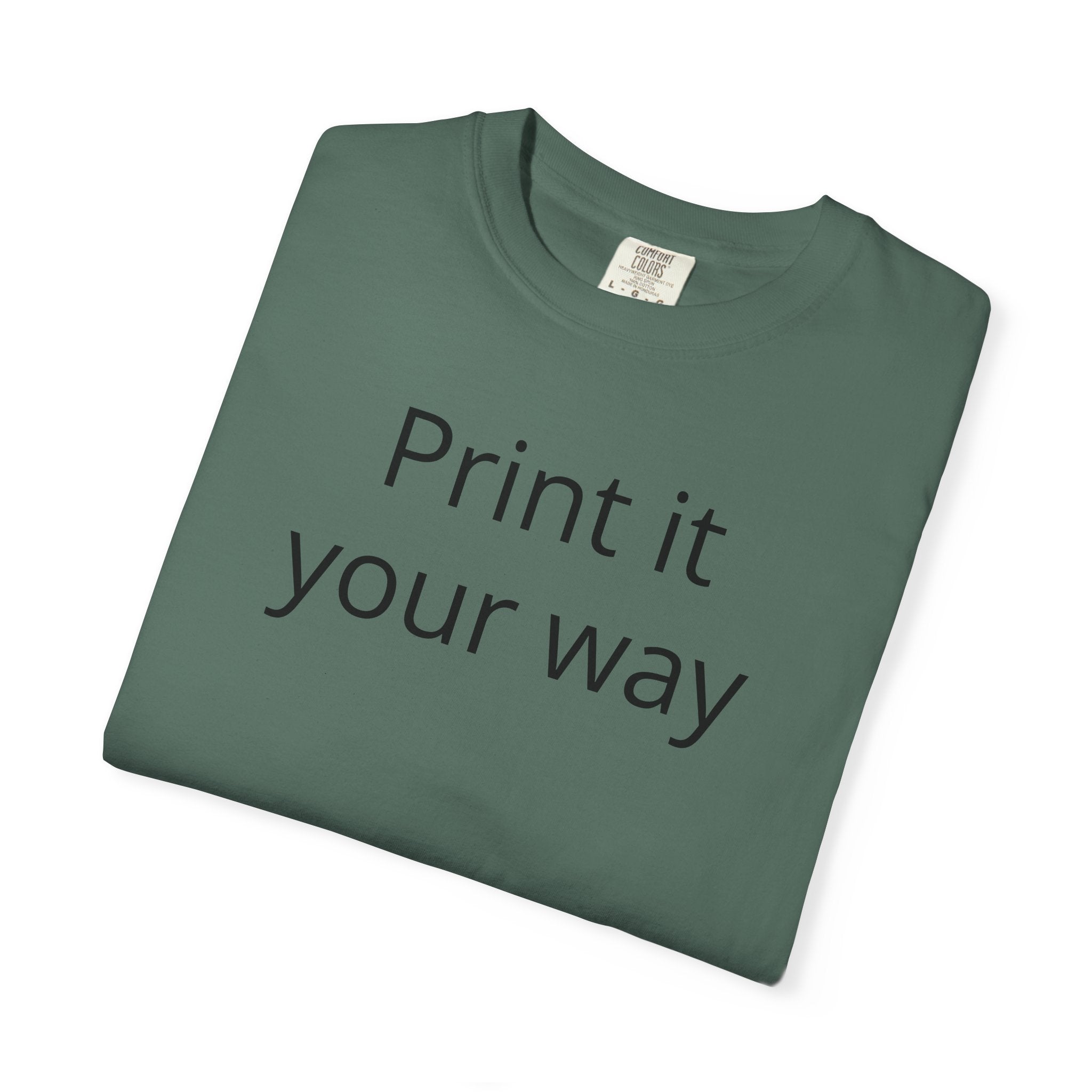 Forest Canopy Graphic T-Shirt — 'Print It Your Way' Back Art