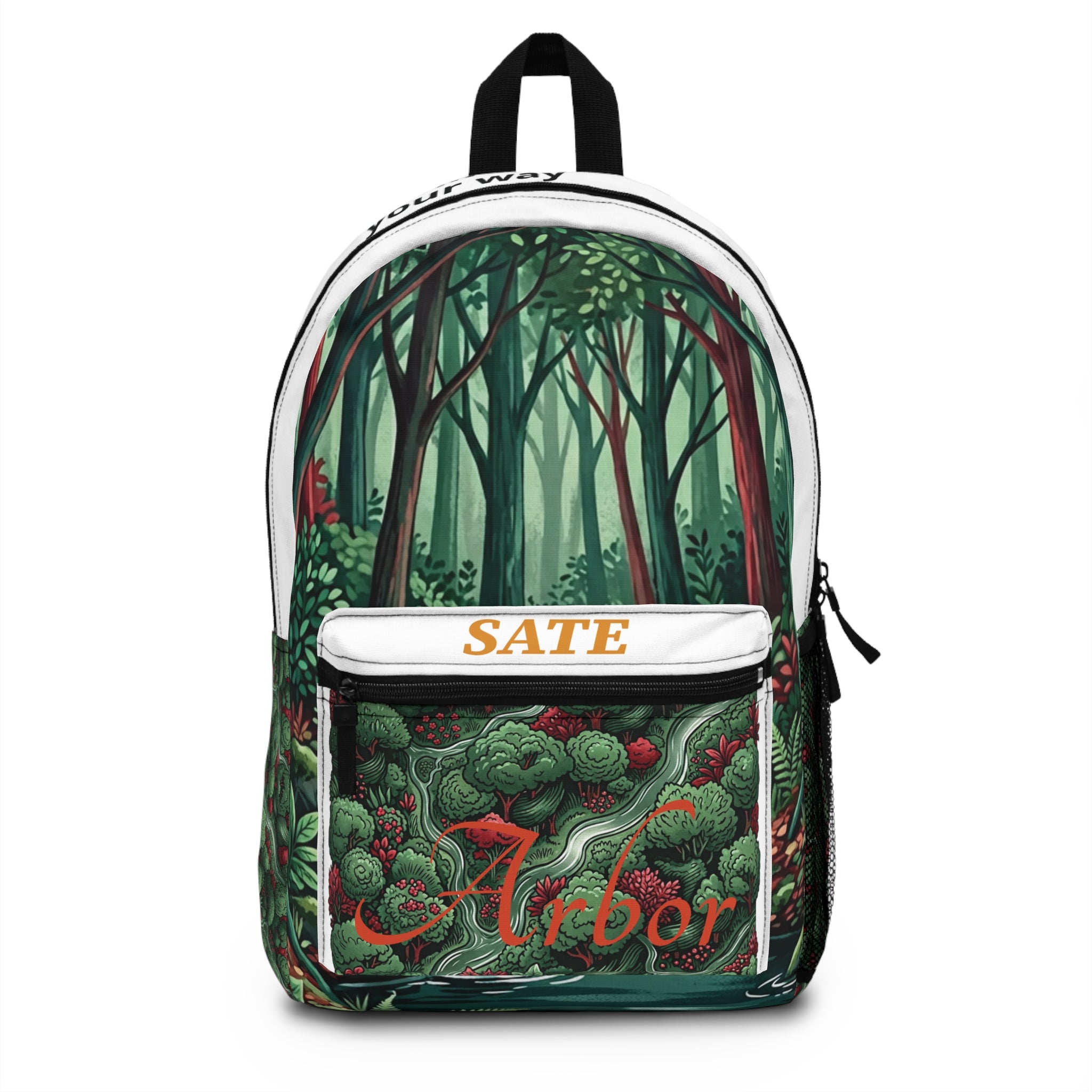 SATE Arbor Green Woodland Nature Daypack