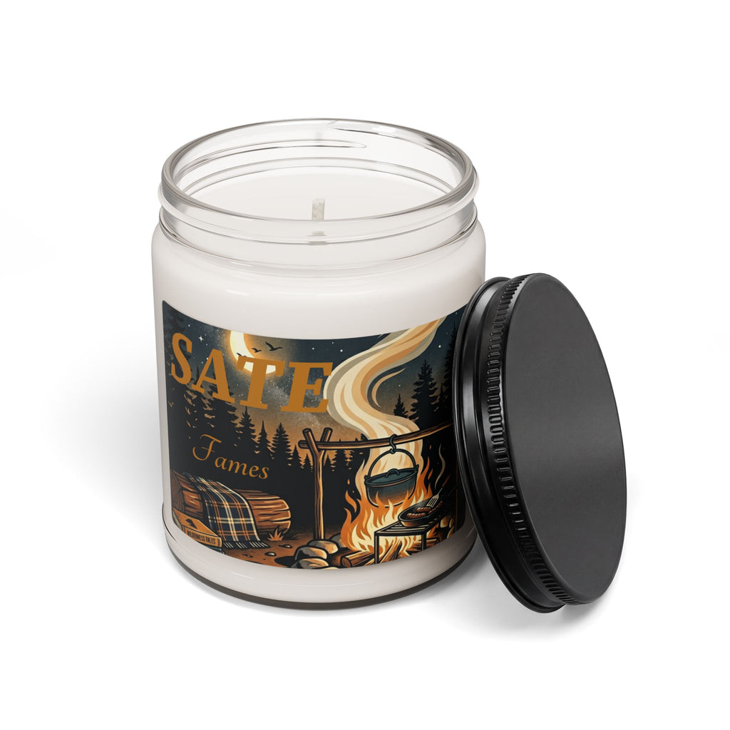 Sage and Lavender Scented Soy Candle — 9oz Rustic Outdoors Aroma (SATE Fames)