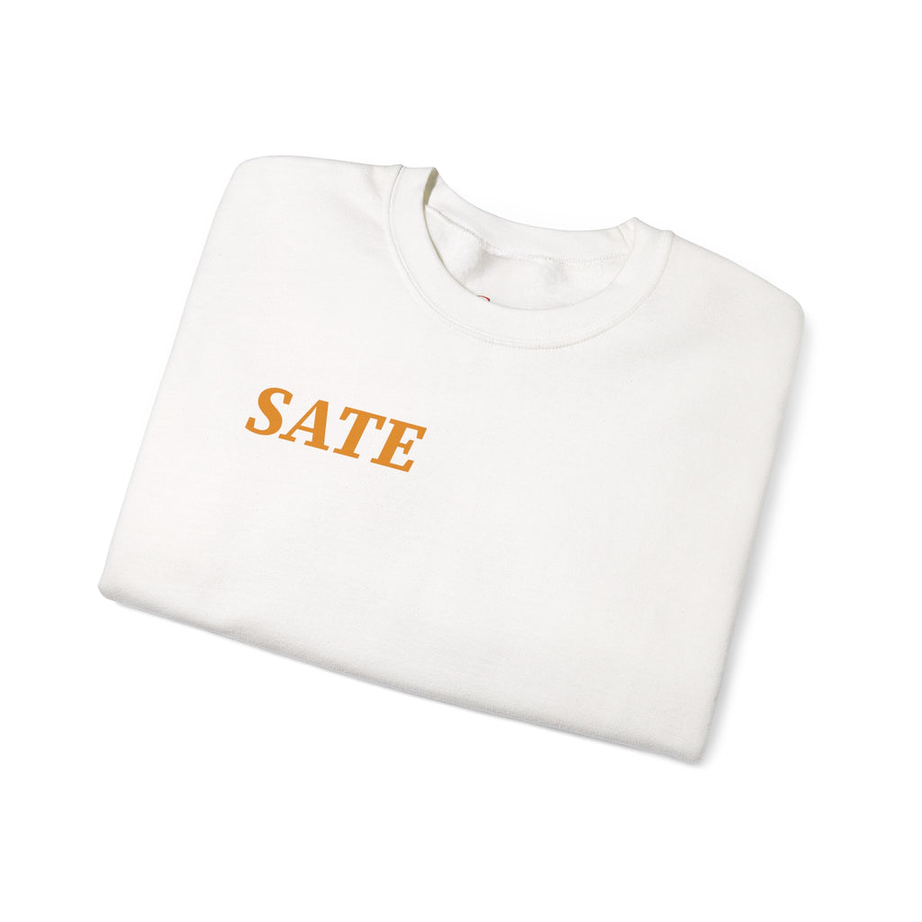 SATE Scientia Graphic, Latin 'Scientia' Sleeve Crewneck Sweatshirt