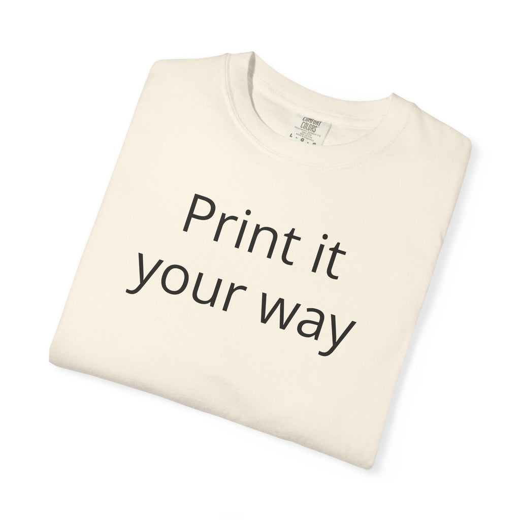 Forest Canopy Graphic T-Shirt — 'Print It Your Way' Back Art