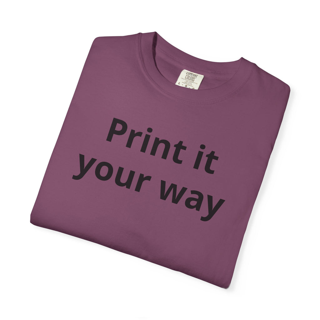 Forest Canopy Graphic T-Shirt — 'Print It Your Way' Back Art