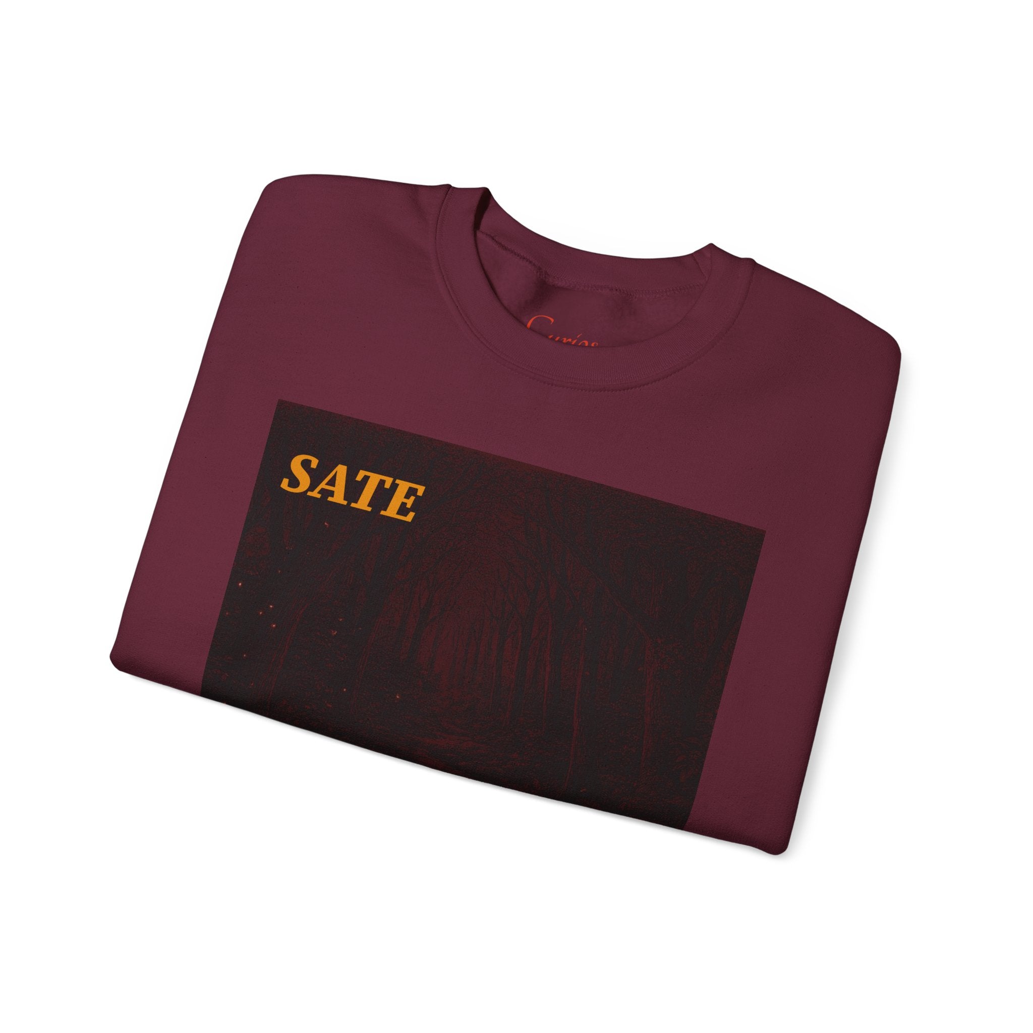 SATE Graphic with 'Nemus' Sleeve crewneck sweatshirt