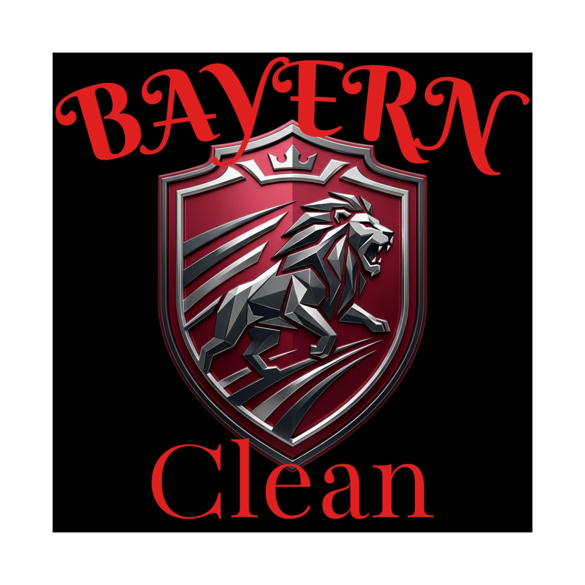 Matte Poster — Bayern Clean Lion Shield Vertical Wall Art
