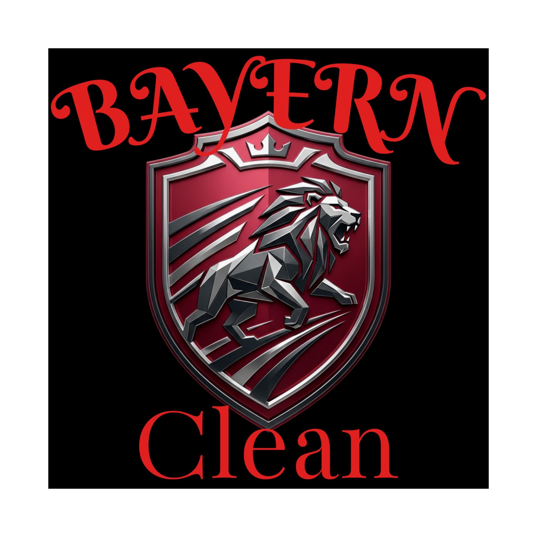 Matte Poster — Bayern Clean Lion Shield Vertical Wall Art