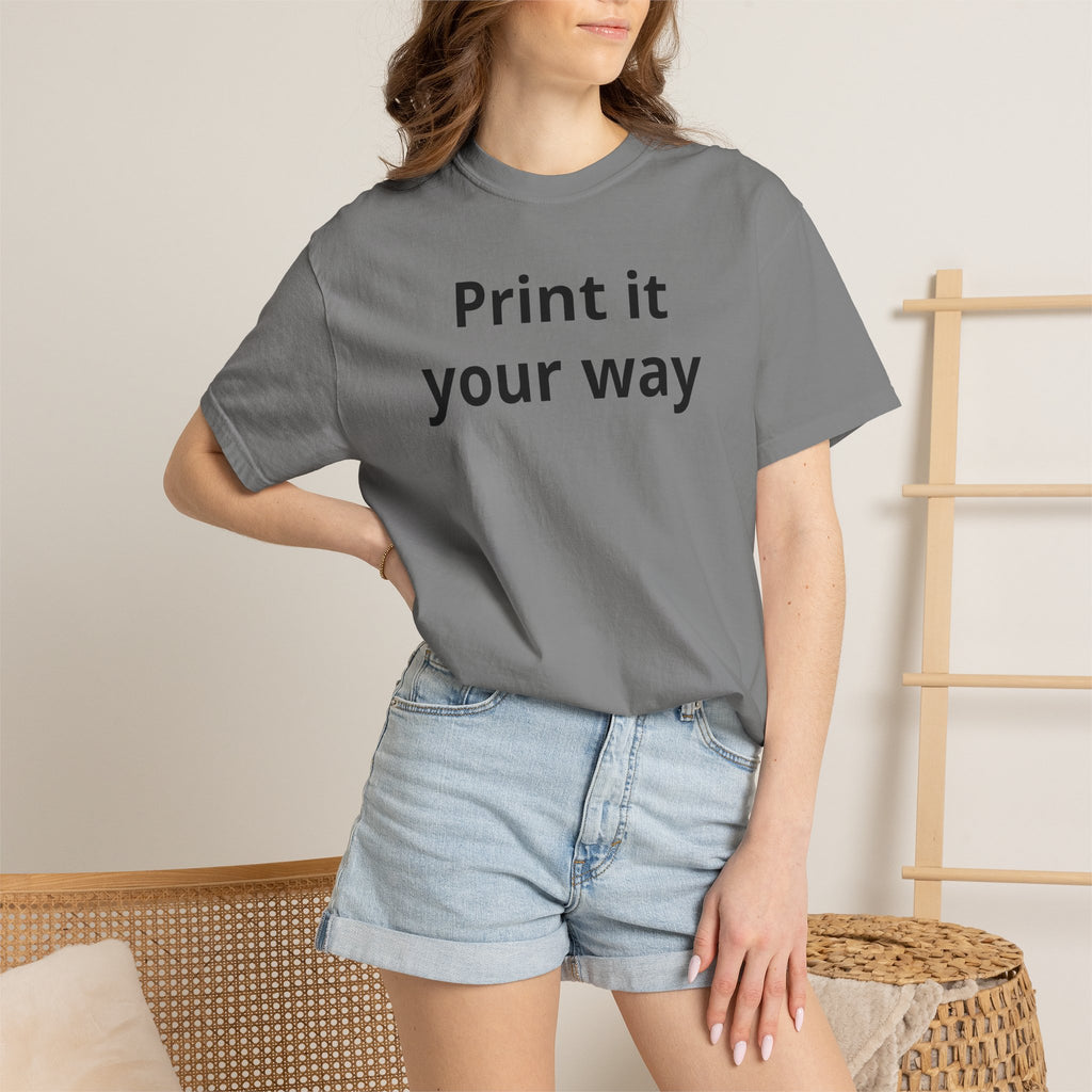 Forest Canopy Graphic T-Shirt — 'Print It Your Way' Back Art